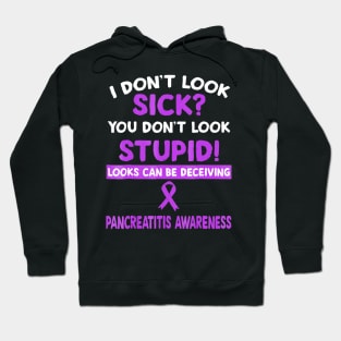 Looks Can Be Deceiving Pancreatitis Awareness Hoodie